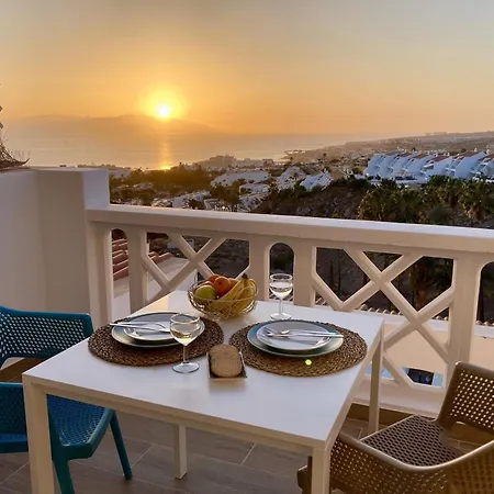 - Modern With Terrace Views Of Ocean & Sunset * Costa Adeje (Tenerife)